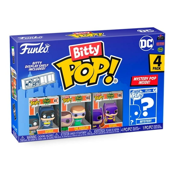 Figura Funko Pop Batman 1966 Four Pack 1.57 Pulgadas