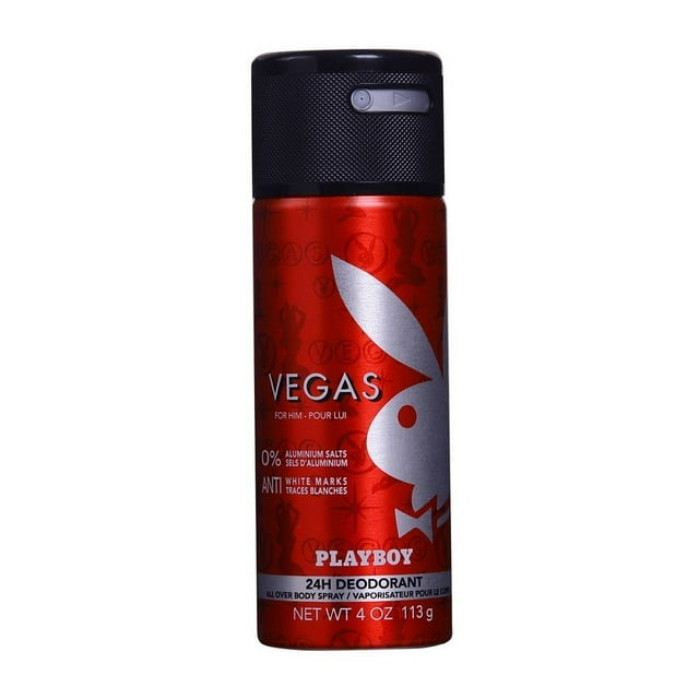 Desodorante corporal Playboy en spray para hombre Vegas 150 ml