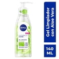 thumbnail image 1 of Gel limpiador facial NIVEA Naturally Good aloe vera 140 ml, 1 of 4