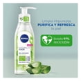 thumbnail image 3 of Gel limpiador facial NIVEA Naturally Good aloe vera 140 ml, 3 of 4