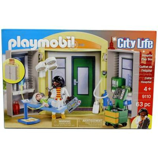 Cofre Hospital Playmobil City Life 63 pzas