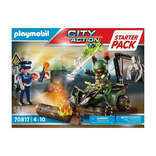 Set de Juego Playmobil Policía Entrenamiento 58 Piezas