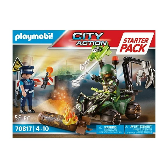 Set de Juego Playmobil Policía Entrenamiento 58 Piezas