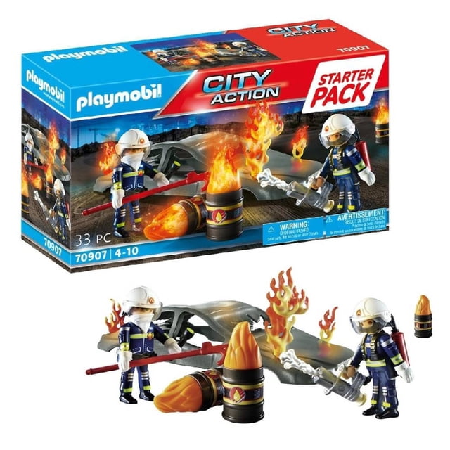 Set de Juego Playmobil Simulacro de Incendio 33 Piezas
