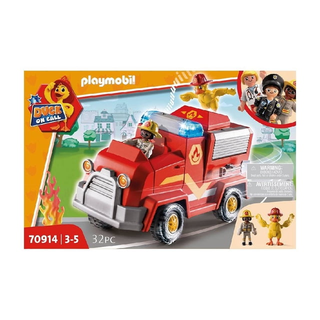 Set de Juego Playmobil Bomberos 32 Piezas