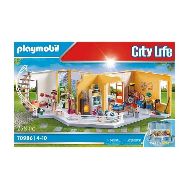 Set de Juego Playmobil Extensión Planta Casa Moderna 258 Piezas
