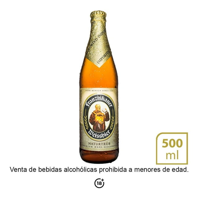 Cerveza Franziskaner Weissbier naturtrüb hefe weissbier 500 ml
