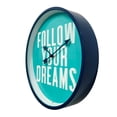 thumbnail image 3 of Reloj de Pared Mainstays Azul Navy con Frase, 3 of 4