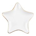 thumbnail image 1 of Plato Holiday Time Porcelana Forma de Estrella Navideña Blanco, 1 of 4