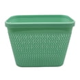 thumbnail image 1 of Bote de Basura Mainstays Rectangular Grabado 10 Litros Aqua, 1 of 4
