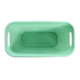 thumbnail image 3 of Bote de Basura Mainstays Rectangular Grabado 10 Litros Aqua, 3 of 4