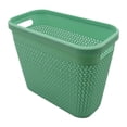 thumbnail image 4 of Bote de Basura Mainstays Rectangular Grabado 10 Litros Aqua, 4 of 4