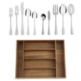 thumbnail image 3 of Juego de Cubiertos Mainstays con Organizador de Madera 45 Piezas, 3 of 3
