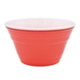 thumbnail image 2 of Bowl Mainstays Plástico 750 ml Doble Pared Doble Color Interior Blanco Exterior Rojo, 2 of 2