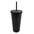 thumbnail image 1 of Vaso con Popote Way to Celebrate Doble Pared Negro 625 ml, 1 of 2