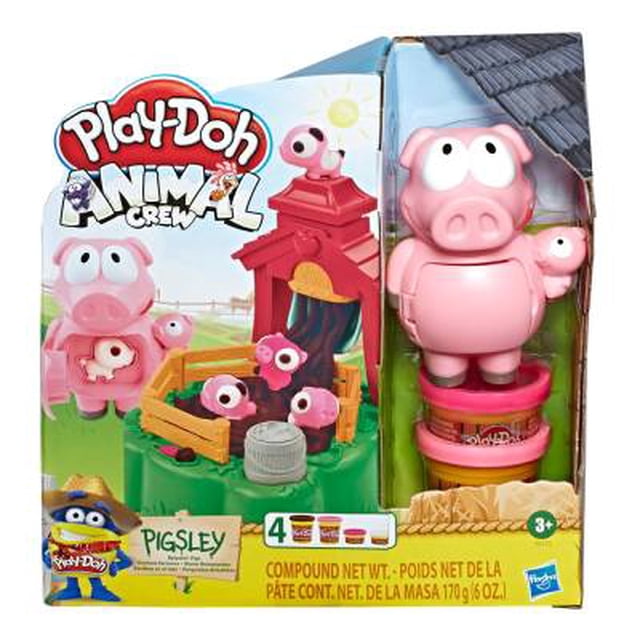 Set de Juego Play-Doh Hasbro Animal Crew Poppin Pigs