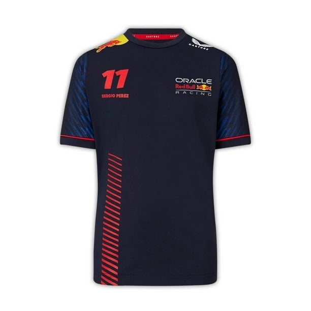 Playera Escudería Red Bull Talla EG Deportiva Checo Pérez Producto Original Azul Marino