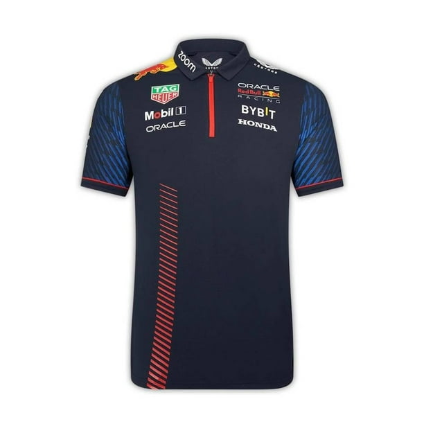 Playera Polo Escudería Red Bull Talla CH Deportiva Producto Original Azul Marino