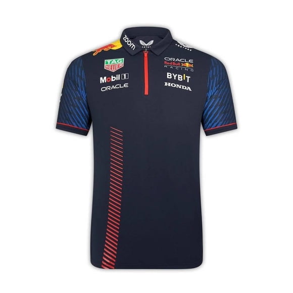 Playera Polo Escudería Red Bull Talla EG Deportiva Producto Original Azul Marino