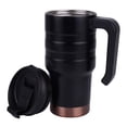 thumbnail image 3 of Termo Mainstays para Café Acero Inoxidable Negro 650 ml, 3 of 3