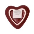 thumbnail image 2 of Plato Prichos de Cerámica con Forma de Corazón Rojo, 2 of 4