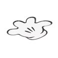 thumbnail image 2 of Plato Disney Melamina Forma de Guante Mickey 26.5 cm, 2 of 3