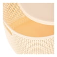 thumbnail image 2 of Caja Multiusos Mainstays Plástico Ratán con Tapa Ovalada 12 Litros Beige, 2 of 2