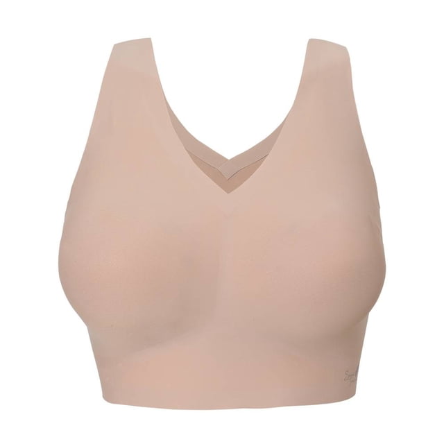 Top Secret Treasures Talla M Sin Costuras Liso Beige