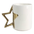 thumbnail image 2 of Taza Holiday Time Cerámica 410ml Asa 3D Forma de Estrella Blanco, 2 of 3