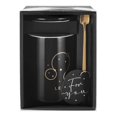 thumbnail image 2 of Taza Hometrends Horóscopo Leo Cerámica 420 ml Negro, 2 of 2