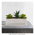 thumbnail image 2 of Suculentas Artificiales Mainstays con Maceta de Cerámica Blanca, 2 of 3