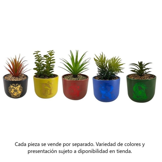 Maceta con Planta Artificial Harry Potter 12 x 12 cm Varios Colores 1 Pieza