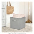 thumbnail image 2 of Cubo Organizador Mainstays Tela Liso 30x30 cm Gris, 2 of 4