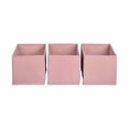 thumbnail image 1 of Caja Organizadora Mainstays Tela 14x28x13 cm Rosa 3 Piezas, 1 of 4