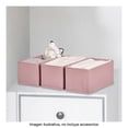 thumbnail image 2 of Caja Organizadora Mainstays Tela 14x28x13 cm Rosa 3 Piezas, 2 of 4