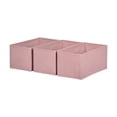 thumbnail image 3 of Caja Organizadora Mainstays Tela 14x28x13 cm Rosa 3 Piezas, 3 of 4