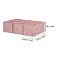 thumbnail image 4 of Caja Organizadora Mainstays Tela 14x28x13 cm Rosa 3 Piezas, 4 of 4