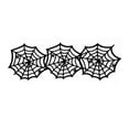 thumbnail image 2 of Camino de Mesa Halloween Telaraña Negro, 2 of 4