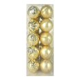 thumbnail image 3 of Esfera Navideña Holiday Time Dorado Varios Modelos Caja con 30 pzas, 3 of 4