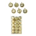 thumbnail image 4 of Esfera Navideña Holiday Time Dorado Varios Modelos Caja con 30 pzas, 4 of 4