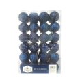thumbnail image 4 of Esferas Navideñas Holiday time Redondas de Plástico Azul Marino 48 Pzas, 4 of 4