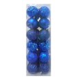 thumbnail image 2 of Esferas Navideñas Holiday time Redondas de Plástico Azul Rey 48 Pzas, 2 of 4