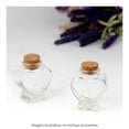 thumbnail image 3 of Set de Botellas de Vidrio Prichos con Corcho en Forma de Corazón 2 pzas, 3 of 4