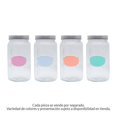 thumbnail image 1 of Frasco Redondo Prichos Shandong Glassware de Vidrio Grabado con Pizarra Tapa Metálica Varios Modelos 1 Pieza, 1 of 4