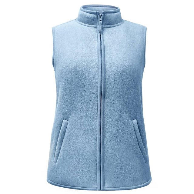 Chaleco George Talla CH Liso con Bolsillos Azul