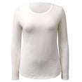 thumbnail image 1 of Playera George Talla G Manga Larga Lisa Blanco, 1 of 4