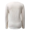 thumbnail image 2 of Playera George Talla G Manga Larga Lisa Blanco, 2 of 4