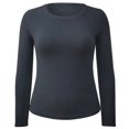 thumbnail image 1 of Playera George Talla M Manga Larga Lisa Negro, 1 of 4