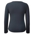 thumbnail image 2 of Playera George Talla M Manga Larga Lisa Negro, 2 of 4