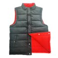 thumbnail image 4 of Chaleco George Talla M Liso Negro Reversible Rojo, 4 of 4